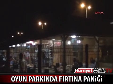 ŞİŞME OYUN PARKI ÇOCUKLARLA DENİZE UÇTU