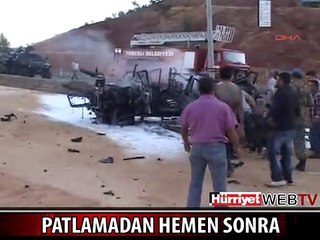 TUNCELİ'DEKİ PATLAMADAN HEMEN SONRA