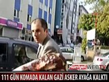 BİR MUCİZE GERÇEKLEŞTİ! GAZİ ASKER YILLAR SONRA AYAĞA KALKTI