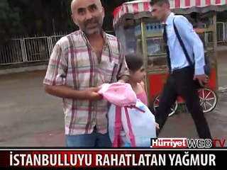 BU SABAH YAĞMUR VARDI İSTANBUL'DA