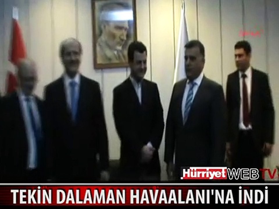 SERBEST BIRAKILAN TEKİN DALAMAN HAVAALANI'NA İNDİ