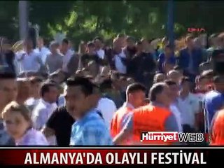 ALMANYA'DA OLAYLI KÜRT KÜLTÜR FESTİVALİ