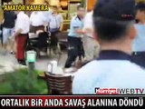 TRABZON'DA ORTALIK BİR ANDA KARIŞTI