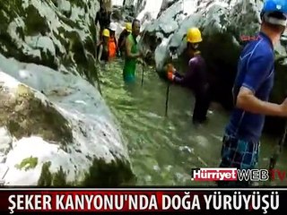 ŞEKER KANYONU'NA ZORLU YOLCULUK