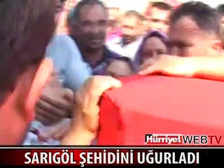 MANİSA ŞEHİDİNİ GÖZYAŞLARIYLA UĞURLADI