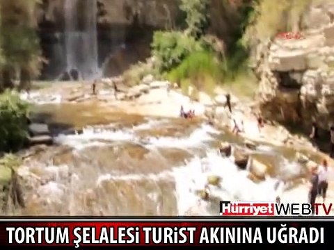 TORTUM ŞELALESİ YERLİ VE YABANCI TURİSTLERİN GÖZDESİ