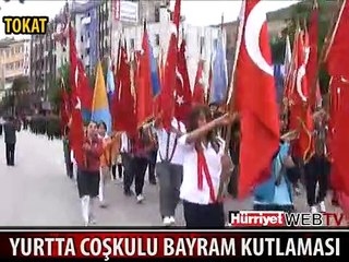 30 AĞUSTOS ZAFER BAYRAMI YURTTA BÖYLE KUTLANDI