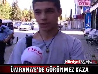 YOLDA YÜRÜRKEN KAFASINA HALI DÜŞTÜ