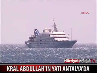 KRAL ABDULLAH'IN YATI ANTALYA'DA