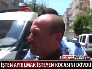 KARISINDAN DAYAK YİYEN ADAM AĞLAYARAK POLİSE SIĞINDI