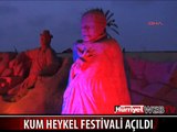 ULUSLARARASI ANTALYA KUM HEYKEL FESTİVALİ AÇILDI