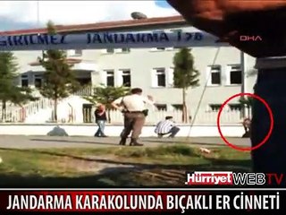 JANDARMA KARAKOLUNDA BIÇAKLI ER CİNNETİ