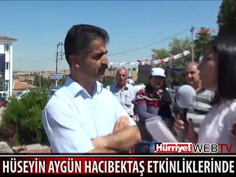 CHP'Lİ HÜSEYİN AYGÜN, HACIBEKTAŞ ETKİNLİKLERİNDE