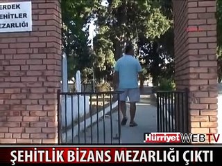 30 YILDIR ŞEHİTLİK OLARAK ZİYARET EDİLEN YER BİZANS MEZARLIĞI ÇIKTI