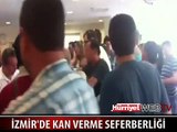 İZMİRLİLER MEHMETÇİKLER İÇİN HASTANEYE AKIN ETTİ