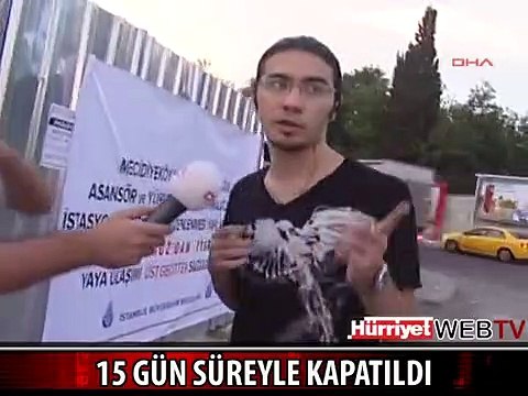 MECİDİYEKÖY METROBÜS DURAĞI KAPATILDI