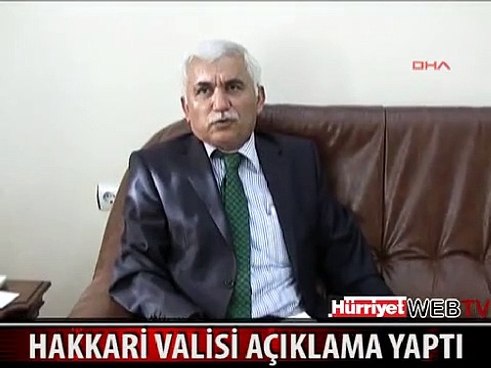 HAKKARİ VALİSİ ALİMOĞLU AÇIKLAMALARI