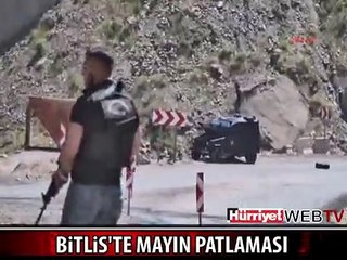 BİTLİS-DİYARBAKIR KARAYOLUNDA MAYIN PATLADI