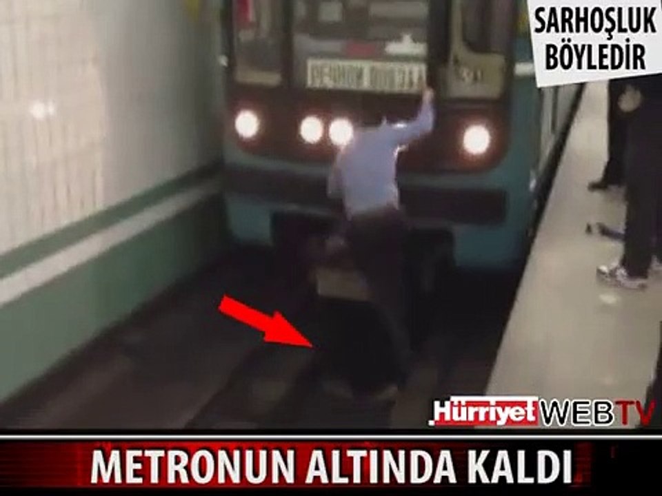 METRONUN ALTINDA KALDI