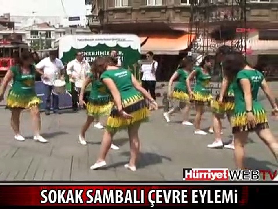 BEYOĞLU'NDA SAMBALI EYLEM