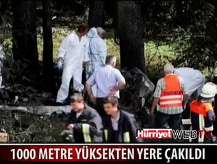 ALMANYA'DA UÇAK KAZASI: 4 ÖLÜ