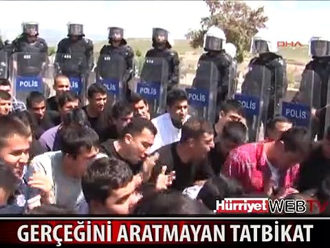 ÇEVİK KUVVET TATBİKATTA BİBER GAZINDAN ETKİLENDİ