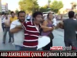 ABD ASKERLERİNİN BAŞINA ÇUVAL GEÇİRMEK İSTEDİLER