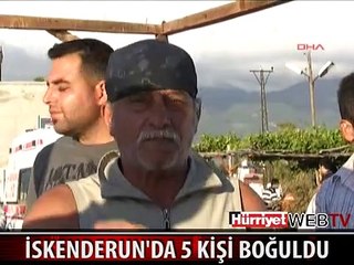 İSKENDERUN'DA DENİZE GİREN 6 ÇOCUK BOĞULDU
