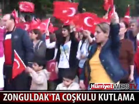 ZONGULDAK'TA 19 MAYIS'I COŞKUYLA KUTLADILAR