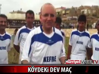 BAKAN KÖYDEKİ DOSTLUK MAÇINDA