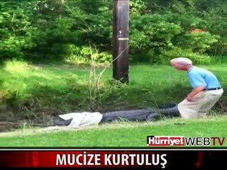 DEV TİMSAHIN ELİNDEN SON ANDA KURTULDU