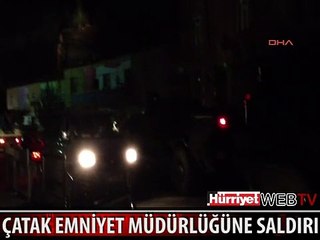 ROKET VE UZUN NAMLULU SİLAHLARLA EMNİYET MÜDÜRLÜĞÜNE SALDIRI