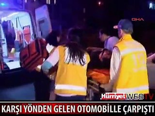 ETİLER'DE KAFA KAFAYA ÇARPIŞTILAR