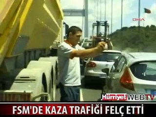 KÖPRÜ TRAFİĞİNDE HATIRA FOTOĞRAFI