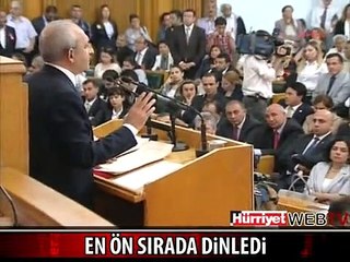GÜRSEL TEKİN, KILIÇDAROĞLU'NU EN ÖN SIRADA DİNLEDİ