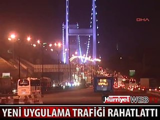 ALINAN TRAFİK ÖNLEMLERİ SONUÇ VERMEYE BAŞLADI