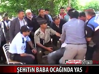 NURDAĞI'NDAKİ ŞEHİT EVİNE ATEŞ DÜŞTÜ