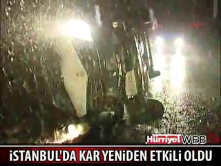 KAR İSTANBUL'A GERİ DÖNDÜ