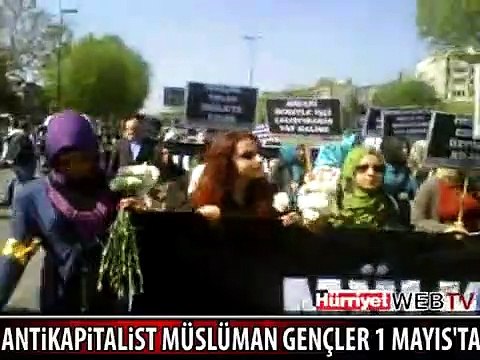 ANTİ-KAPİTALİST MÜSLÜMAN GENÇLER 1 MAYIS YÜRÜYÜŞÜNDE