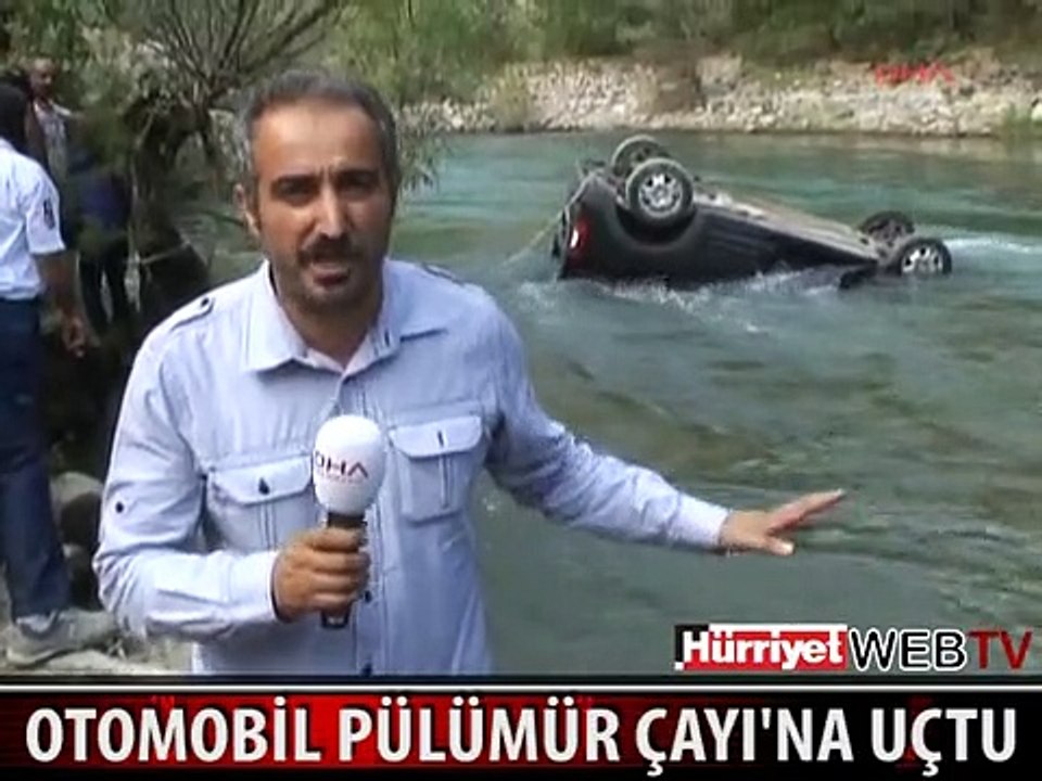 ARACIYLA PÜLÜMÜR ÇAYI'NA UÇTU