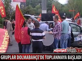 GRUPLAR DOLMABAHÇE'DE TOPLANDI