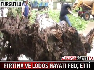 Download Video: ŞİDDETLİ LODOS VE FIRTINA HAYATI FELÇ ETTİ