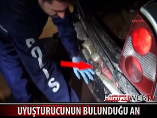 UYUŞTURUCUYU BAKIN NEREYE SAKLADILAR