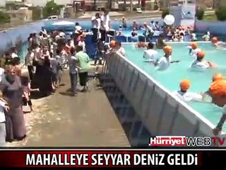 ÇOCUKLAR "SEYYAR DENİZDE" BÖYLE EĞLENDİ
