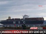 365 METRELİK GEMİ BOĞAZ'DAN GEÇTİ