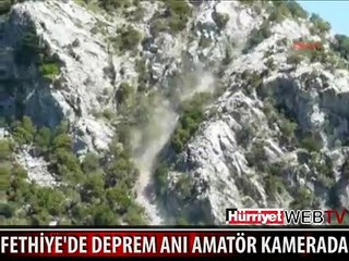 FETHİYE DEPREM ANI AMATÖR KAMERADA