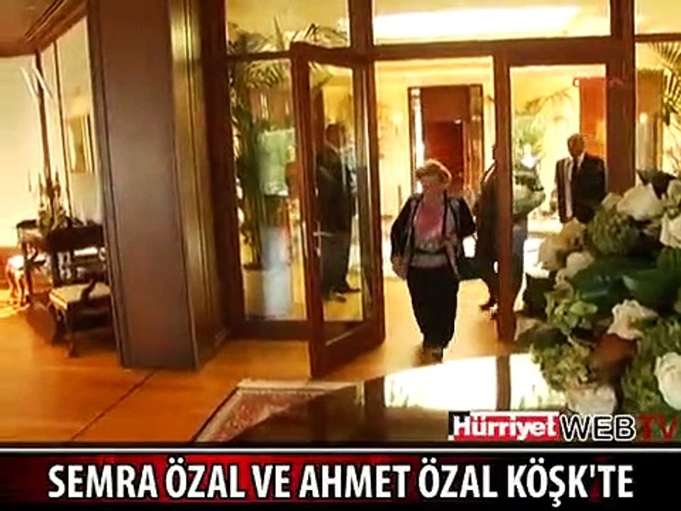 CUMHURBAŞKANI GÜL SEMRA ÖZAL VE AHMET ÖZAL İLE GÖRÜŞTÜ