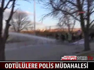 200 KİŞİLİK GRUBA POLİS MÜDAHALE ETTİ