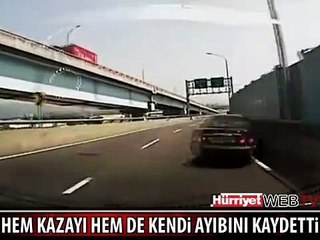 HEM KAZAYI HEM DE KENDİ AYIBINI KAYDETTİ