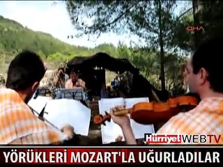 YÖRÜKLERİ BÖYLE UĞURLADILAR